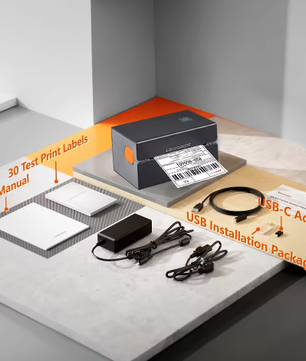 Draagbare Thermische Labelprinter 300 DPI met Bluetooth en Automatische Labeldetectie