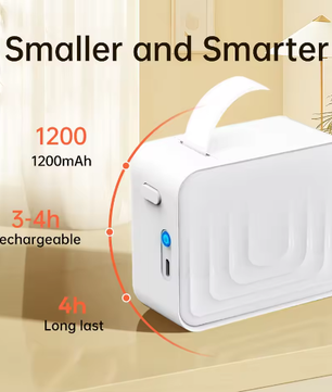 Draagbare Mini Bluetooth Stickerprinter – Inktloze Thermische Labelprinter voor Labels en Organisatie