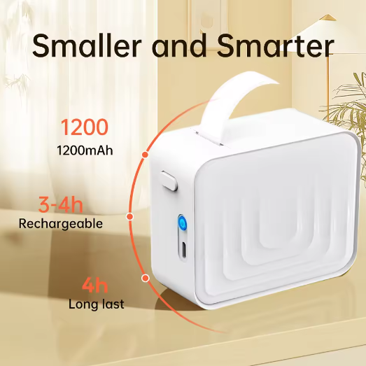 Draagbare Mini Bluetooth Stickerprinter – Inktloze Thermische Labelprinter voor Labels en Organisatie
