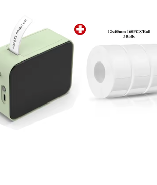 Mini Draagbare Thermische Labelprinter zonder Inkt – Bluetooth Stickerprinter en Etiketteermachine