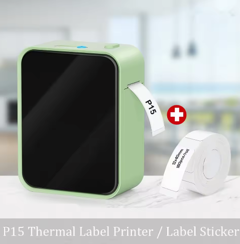 Mini Draagbare Thermische Labelprinter zonder Inkt – Bluetooth Stickerprinter en Etiketteermachine