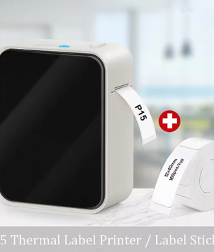Mini Draagbare Thermische Labelprinter zonder Inkt – Bluetooth Stickerprinter en Etiketteermachine