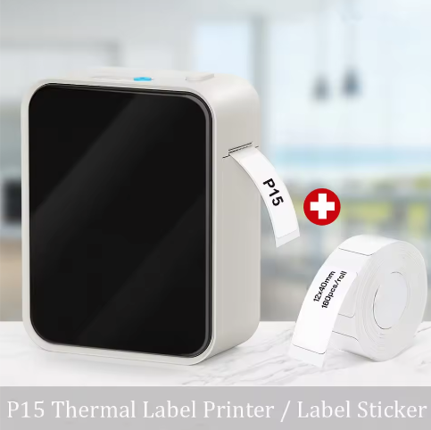 Mini Draagbare Thermische Labelprinter zonder Inkt – Bluetooth Stickerprinter en Etiketteermachine