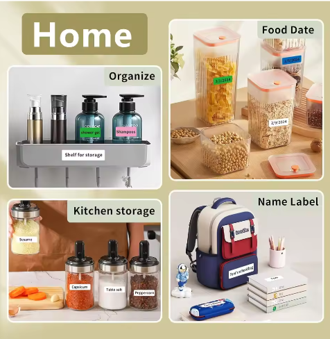 Mini Draagbare Thermische Labelprinter zonder Inkt – Bluetooth Stickerprinter en Etiketteermachine