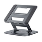 360° Draaibare Laptopstandaard Aluminium – Verstelbare Bureauverhoger voor Notebook