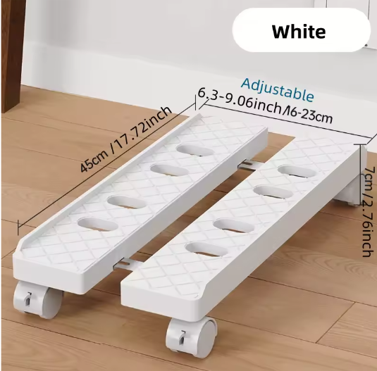 Verstelbare PC Torenstandaard met Wielen – Mobiele CPU Houder voor Onder Bureau