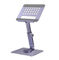 360° Roterende Aluminium Tabletstandaard – Opvouwbaar en Verstelbaar Bureauhouder