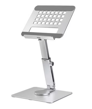 360° Roterende Aluminium Tabletstandaard – Opvouwbaar en Verstelbaar Bureauhouder