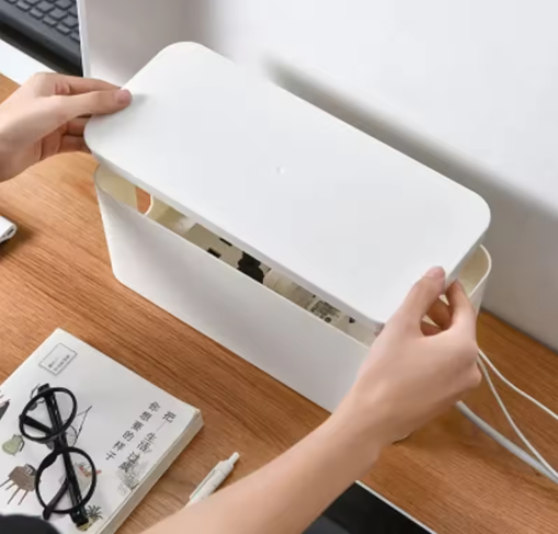 Kabelopbergdoos Desktop Kabelbeheer Stofdichte Organizer