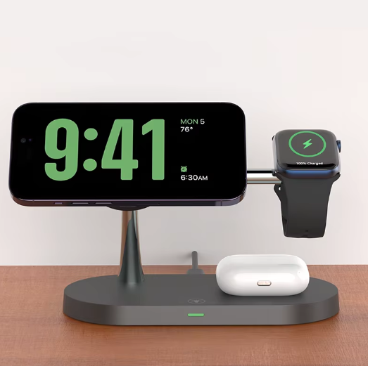 3-in-1 Draadloze Opladerstandaard Magnetisch Snellaadstation