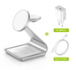 3-in-1 Magnetische Draadloze Oplader 30W – Oplaadstation voor Smartphone, Smartwatch en Draadloze Oordopjes