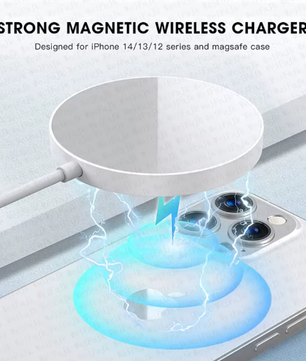 Magnetische Draadloze Oplader met Type-C – Snelladende Laadpad voor Smartphone