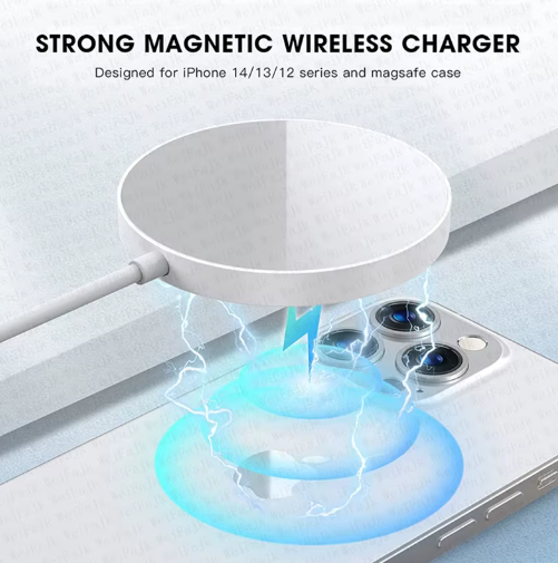 Magnetische Draadloze Oplader met Type-C – Snelladende Laadpad voor Smartphone