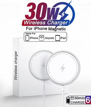 Magnetische Draadloze Oplader met Type-C – Snelladende Laadpad voor Smartphone