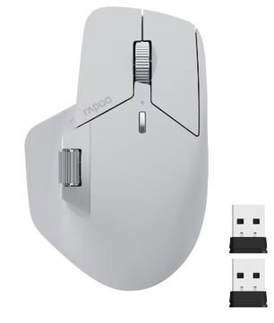 Ergonomische Multi-Device Draadloze Muis – Oplaadbaar, Bluetooth en 4000 DPI Precisie