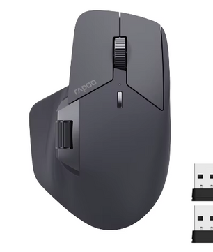 Ergonomische Multi-Device Draadloze Muis – Oplaadbaar, Bluetooth en 4000 DPI Precisie