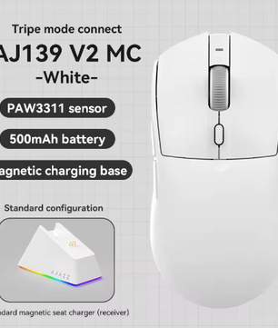 Lichtgewicht Draadloze Gaming Muis 1000Hz – 12.000 DPI Precisie voor PC en Console