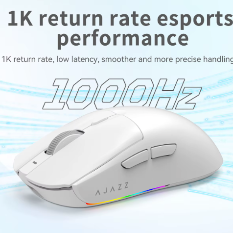 Lichtgewicht Draadloze Gaming Muis 1000Hz – 12.000 DPI Precisie voor PC en Console