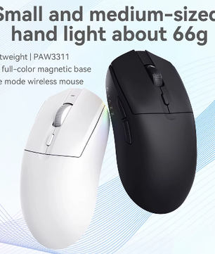 Lichtgewicht Draadloze Gaming Muis 1000Hz – 12.000 DPI Precisie voor PC en Console