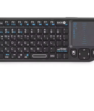 Mini Draadloos Toetsenbord met Touchpad – Compact 2.4GHz Toetsenbord voor Smart TV en PC