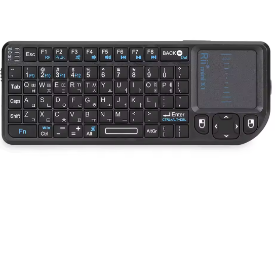 Mini Draadloos Toetsenbord met Touchpad – Compact 2.4GHz Toetsenbord voor Smart TV en PC