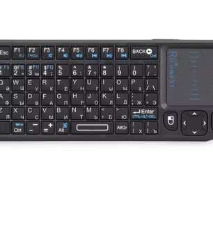 Mini Draadloos Toetsenbord met Touchpad – Compact 2.4GHz Toetsenbord voor Smart TV en PC