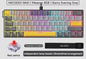 60% Mechanisch Gaming Toetsenbord met RGB – Compact 61 Toetsen Hot-Swappable Mini Design