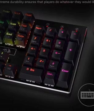 Mechanisch Gaming Toetsenbord met RGB – 104 Toetsen Hot-Swap en Aluminium Frame