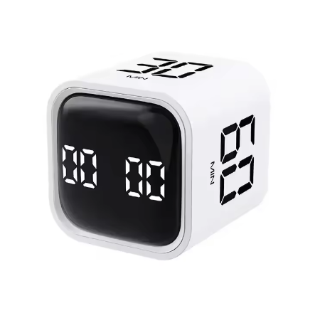 Productiviteit Kubus Timer met LED Display – Zwaartekracht Countdown Timer voor Studie en Keuken