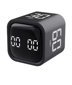 Productiviteit Kubus Timer met LED Display – Zwaartekracht Countdown Timer voor Studie en Keuken