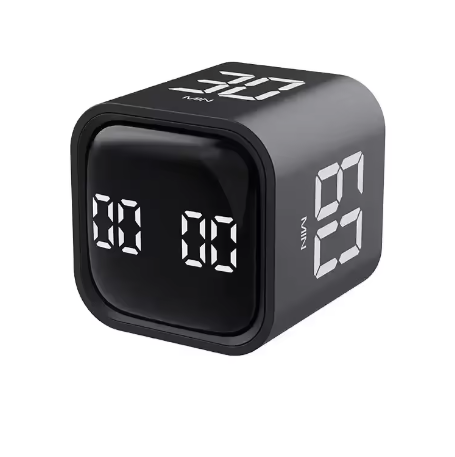 Productiviteit Kubus Timer met LED Display – Zwaartekracht Countdown Timer voor Studie en Keuken
