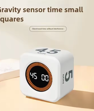 Productiviteit Kubus Timer met LED Display – Zwaartekracht Countdown Timer voor Studie en Keuken