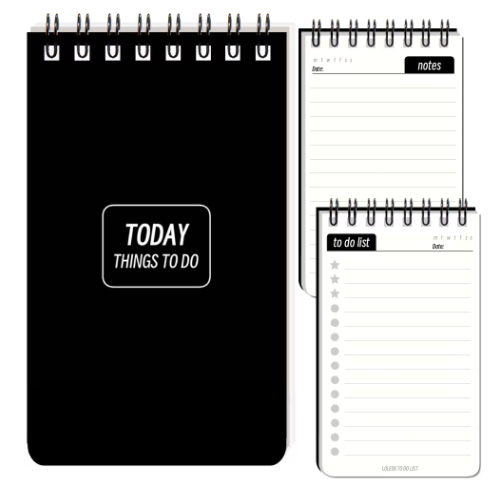 A7 Mini Notebook Takenlijst – Compact Notitieboek voor School, Werk en Reizen