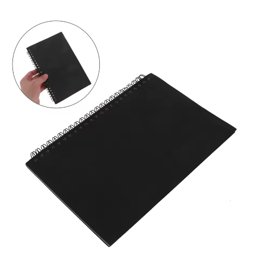 Vintage Kraft Spiraal Notitieboekje – Dagboek en; Planner voor Schrijven, Tekenen en Schetsen – 8,3 x 11,7 cm