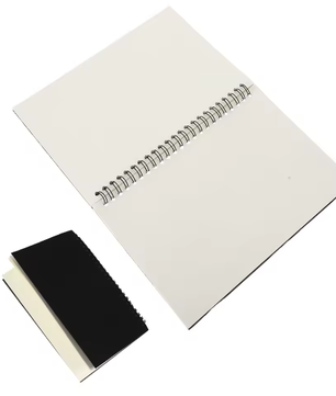 Vintage Kraft Spiraal Notitieboekje – Dagboek en; Planner voor Schrijven, Tekenen en Schetsen – 8,3 x 11,7 cm