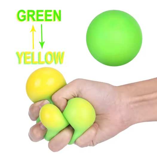 Kleurrijke Vent Bal – Veilig TPR Knijp Fidget Speelgoed voor Stressverlichting