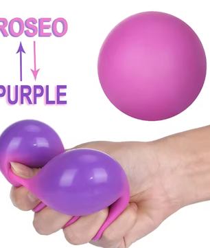 Kleurrijke Vent Bal – Veilig TPR Knijp Fidget Speelgoed voor Stressverlichting