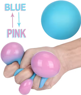 Kleurrijke Vent Bal – Veilig TPR Knijp Fidget Speelgoed voor Stressverlichting