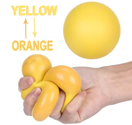 Kleurrijke Vent Bal – Veilig TPR Knijp Fidget Speelgoed voor Stressverlichting