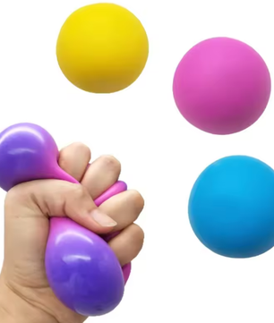 Kleurrijke Vent Bal – Veilig TPR Knijp Fidget Speelgoed voor Stressverlichting