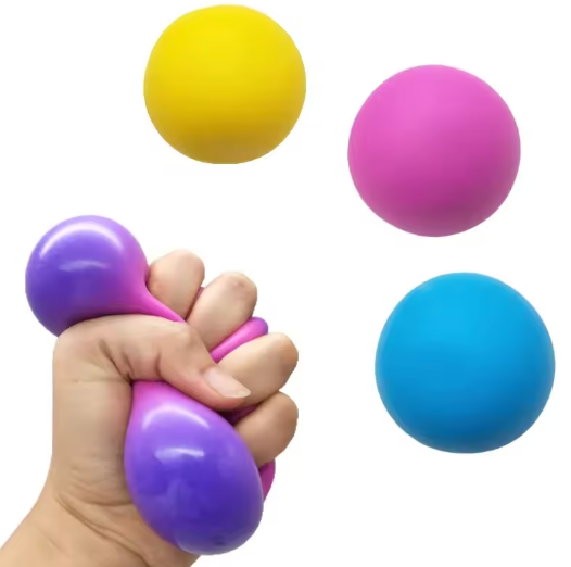 Kleurrijke Vent Bal – Veilig TPR Knijp Fidget Speelgoed voor Stressverlichting