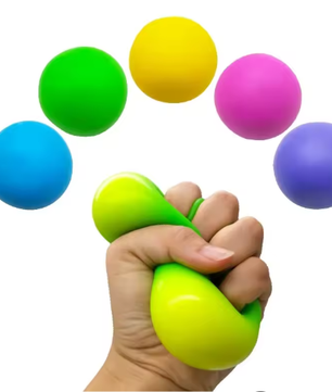 Kleurrijke Vent Bal – Veilig TPR Knijp Fidget Speelgoed voor Stressverlichting