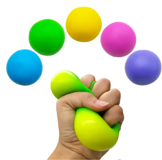 Kleurrijke Vent Bal – Veilig TPR Knijp Fidget Speelgoed voor Stressverlichting