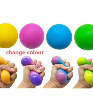 Kleurrijke Vent Bal – Veilig TPR Knijp Fidget Speelgoed voor Stressverlichting