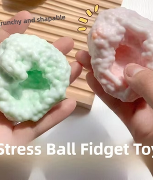 Knapperige Squishy Stressbal – Dubbele Textuur Fidget Speelgoed voor Angstverlichting en Focus