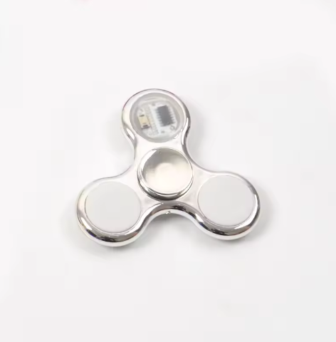 6 Kleuren LED Fidget Spinner – Lichtgevende Hand Spinner voor Stressverlichting