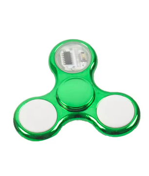 6 Kleuren LED Fidget Spinner – Lichtgevende Hand Spinner voor Stressverlichting