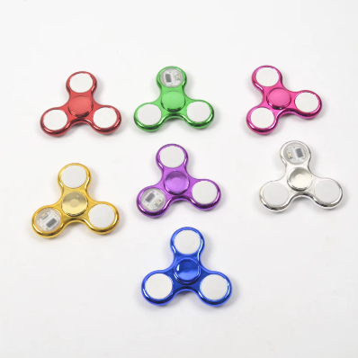 6 Kleuren LED Fidget Spinner – Lichtgevende Hand Spinner voor Stressverlichting