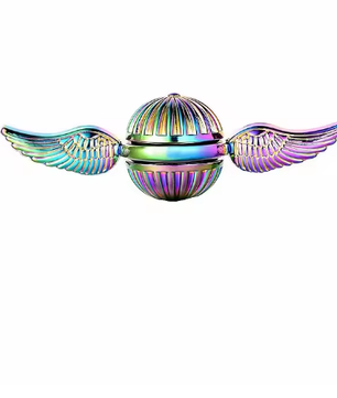 EDC Metalen Vingertop Gyroscoop Fidget Spinner – Roterende Orb Stress Speelgoed 8 x 2,8 x 2,8 cm