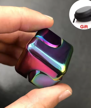 Legering Kubus Spinner Vingertop Gyroscoop – Draagbaar Fidget Anti Stress Speelgoed